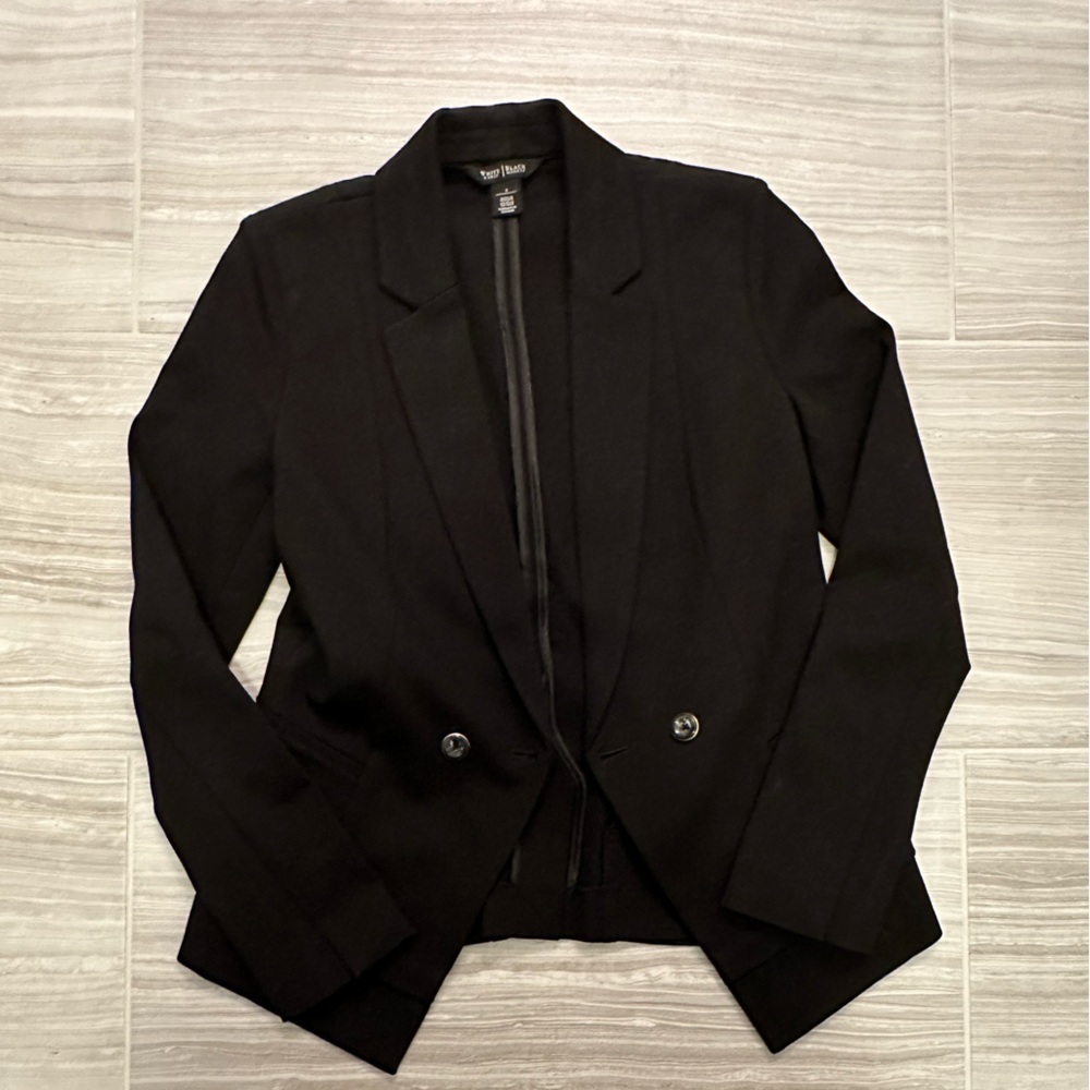 White House Black Market Black Blazer